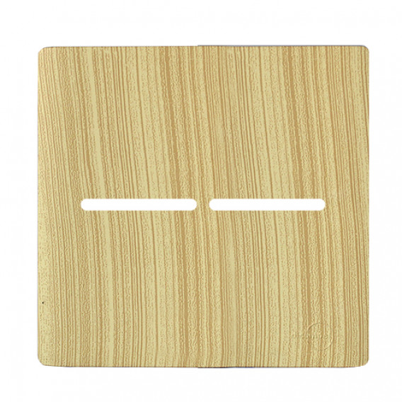 Placa 4x4 2 Interruptor - Novara Especiais Maple